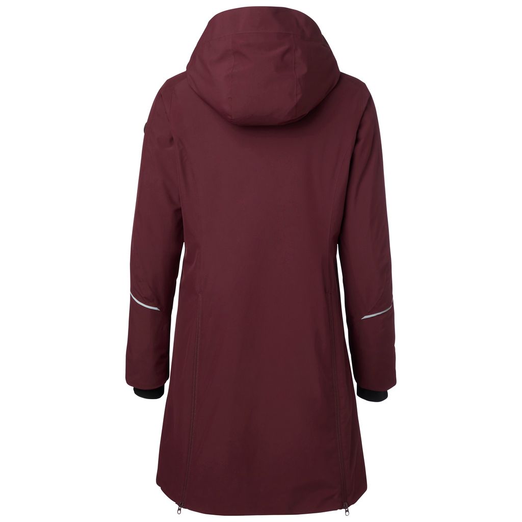 Stierna Stella Winter Short Coat #colour_merlot