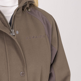 Shires Aubrion Heritage Unisex Full Zip Jacket #colour_dark-olive