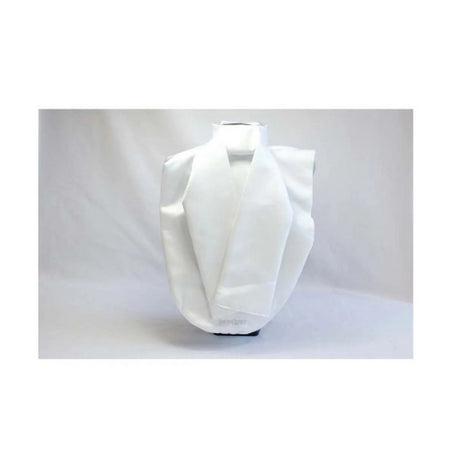 Showquest Tied Satin Bib Stock White