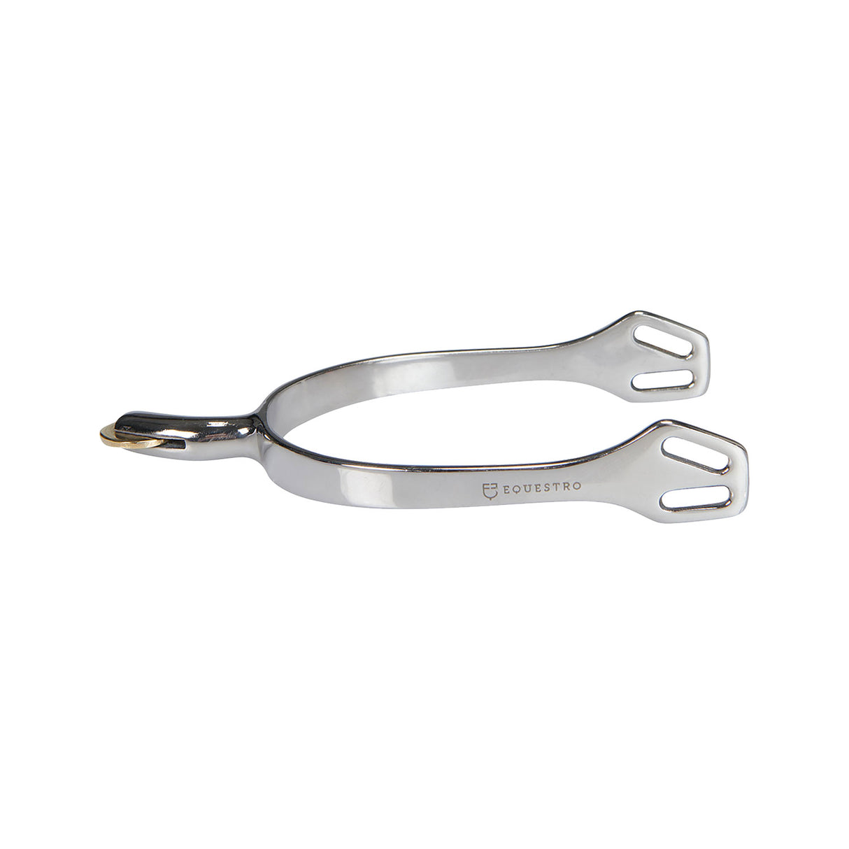Equestro English Spurs With Horizontal Curved Rowel