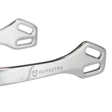 Equestro English Spurs With Horizontal Curved Rowel