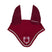 Equestro Fly Veil In Cotton With Central Logo #colour_burgundy