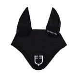 Equestro Fly Veil In Cotton With Central Logo #colour_black
