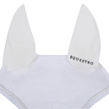 Equestro Fly Veil In Cotton With Central Logo #colour_white