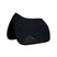 Equestro Dressage Shaped Cotton Saddle Pad #colour_black