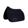 Equestro Dressage Shaped Cotton Saddle Pad #colour_black