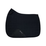 Equestro Dressage Shaped Cotton Saddle Pad #colour_black
