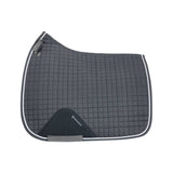Equestro Dressage Shaped Cotton Saddle Pad #colour_grey