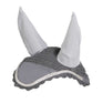 Equestro Knitted Fly Veil With Cordura Fabric #colour_grey