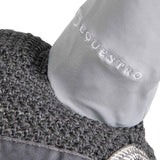 Equestro Knitted Fly Veil With Cordura Fabric #colour_grey