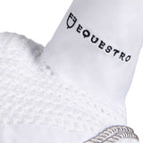 Equestro Knitted Fly Veil With Cordura Fabric #colour_white
