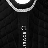 Equestro Shaped Jumping Saddle Pad In Cotton #colour_black