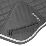 Equestro Shaped Jumping Saddle Pad In Cotton #colour_grey