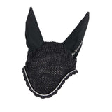 Equestro Cotton Fly Veil With Cordura Fabric And Glitter #colour_grey