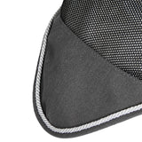 Equestro Cotton Fly Veil And Perforated Mesh Fabric #colour_grey