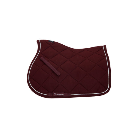 Equestro Pony Jumping Saddle Pad In Cotton With Trimmings