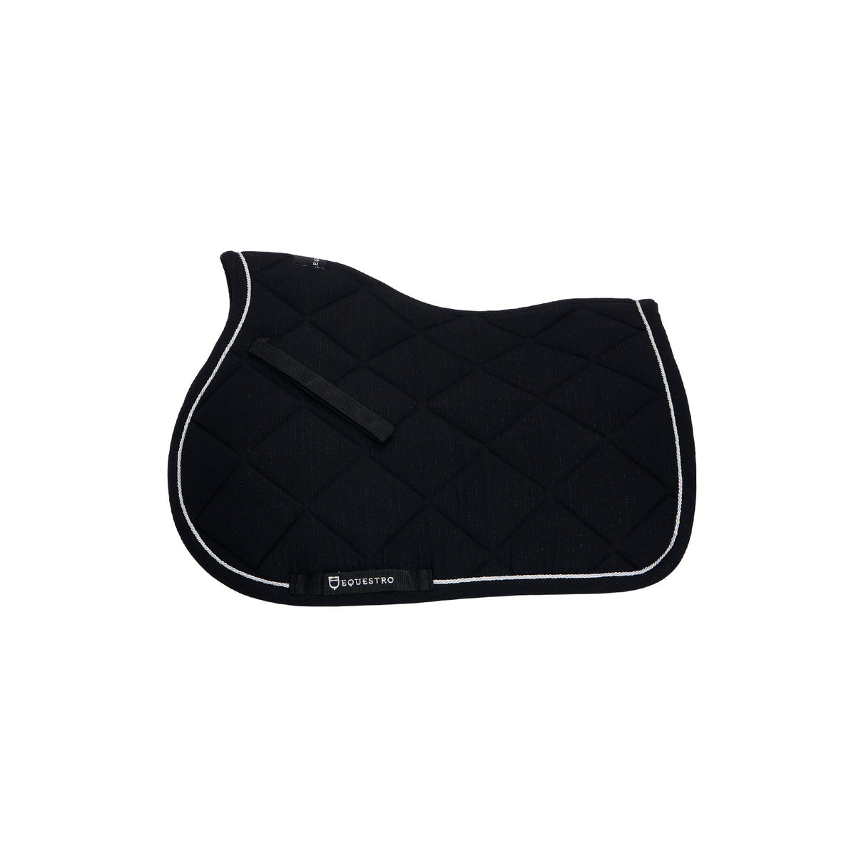 Equestro Pony Jumping Saddle Pad In Cotton With Trimmings