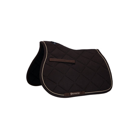 Equestro Pony Jumping Saddle Pad In Cotton With Trimmings