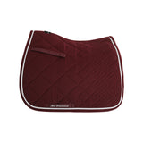 Equestro Diamond Dressage Saddle Pad #colour_burgundy