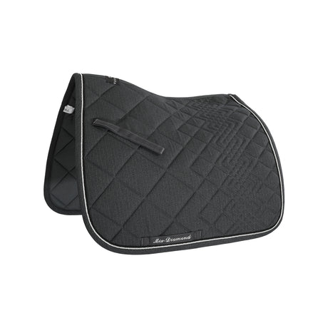 Equestro Diamond Dressage Saddle Pad #colour_grey