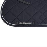 Equestro Diamond Dressage Saddle Pad #colour_blue