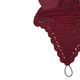 Equestro Cotton Fly Veil With Noseband Attachment