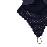 Equestro Cotton Fly Veil With Noseband Attachment