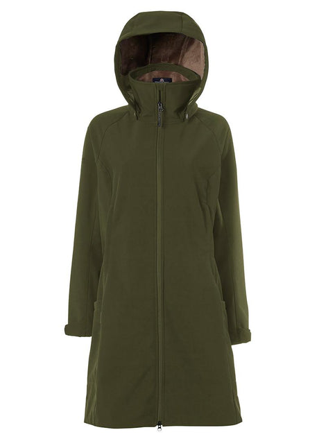 Mountain Horse Stella Softshell Parka #colour_green
