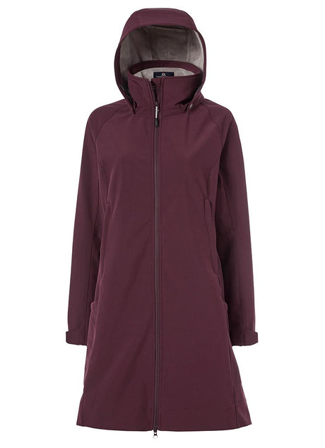 Mountain Horse Stella Softshell Parka #colour_burgundy