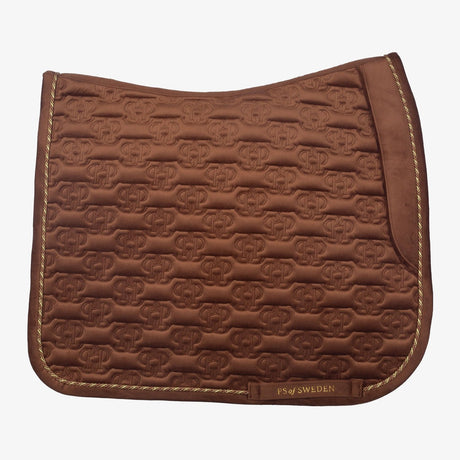 PS of Sweden Velvet Monogram Dressage Saddle Pad #colour_fudge