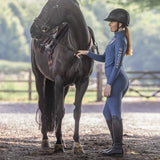 EQUIDRY Women's Water Repellent Leggings #colour_steel-blue-grey