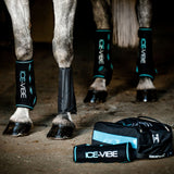 Horseware Ireland Ice-Vibe Leg Wraps #colour_black-aqua