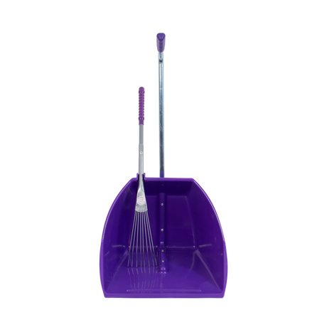 Red Gorilla Big Tidee with Long Metal Rake #colour_purple