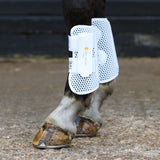 Equilibrium Tri-Zone Open Fronted Boots #colour_white