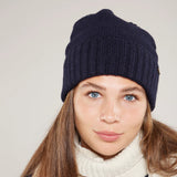 Toggi Thornton Knitted Bobble Hat #colour_midnight-blue