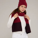 Toggi Thorpe Knitted Scarf #colour_pomegranate