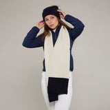 Toggi Thorpe Knitted Scarf #colour_winter-white