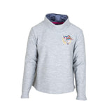 Toggi Children's Evannia Zip Neck Sweatshirt #colour_grey-marl