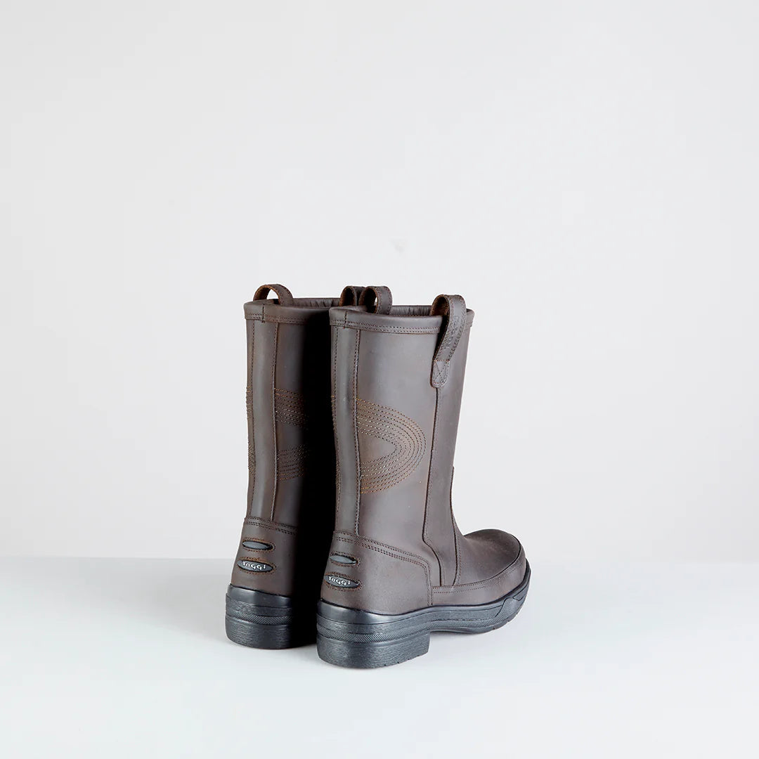 Toggi Hartpury Safety Boots #colour_chocolate
