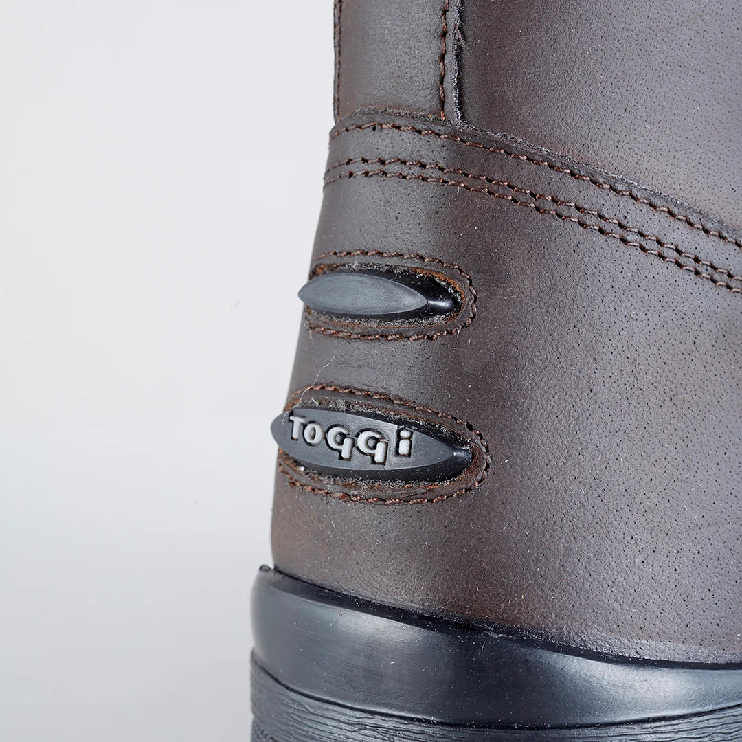Toggi Hartpury Safety Boots #colour_chocolate