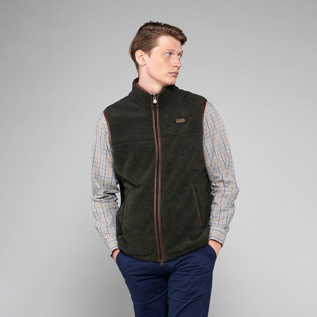 Toggi Tudor Men's Fleece Gilet #colour_forest-green