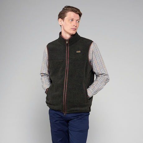 Toggi Tudor Men's Fleece Gilet #colour_forest-green