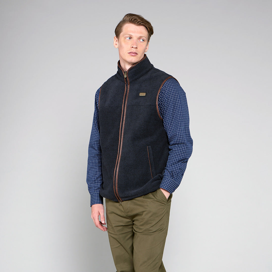Toggi Tudor Men's Fleece Gilet #colour_midnight-navy
