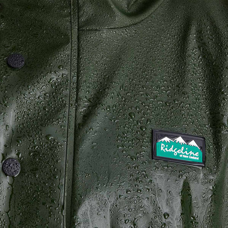 Ridgeline Unisex Poncho #colour_deep-forest