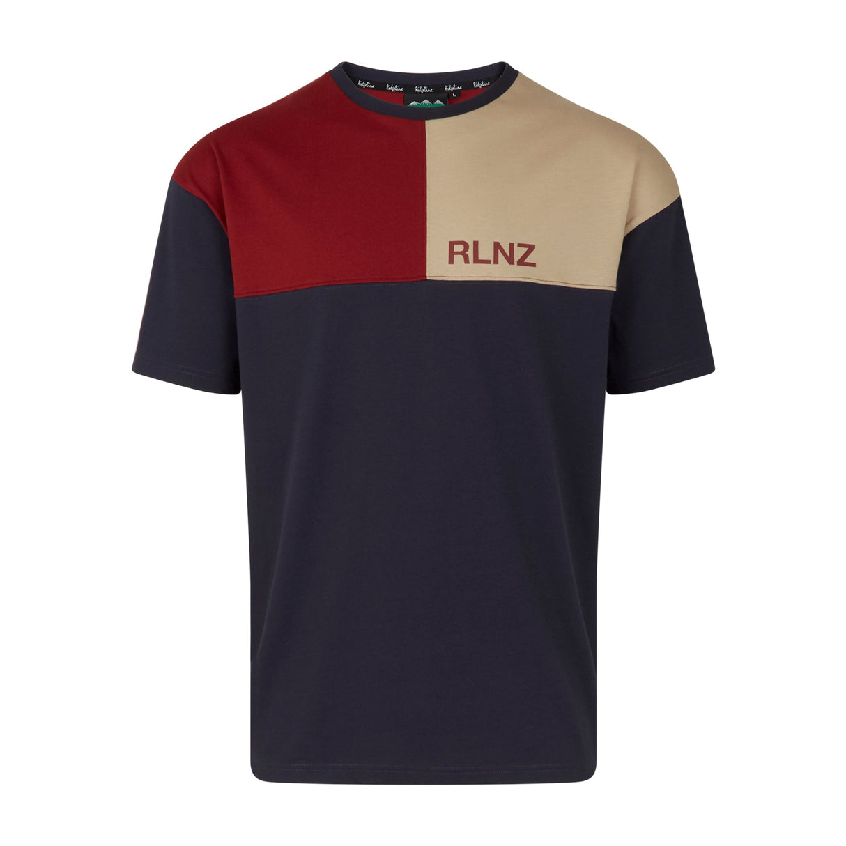 Ridgeline Unisex Backslider T Shirt #colour_navy-multi