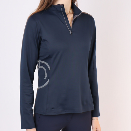 Montar Gudrun Brok Logo Polo #colour_dark-navy