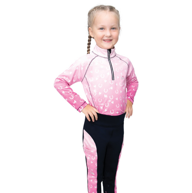 Little Rider Pony Fantasy Riding Tights #colour_navy-pink