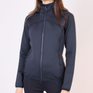 Montar Liza Hoody With Rosegold Crystals Full Zip #colour_dark-navy