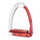 Tech Stirrups Venice Plus Evo Adult Safety Stirrups #colour_silver-red