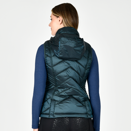 Weatherbeeta Presley Ladies Puffer Vest #colour_pine